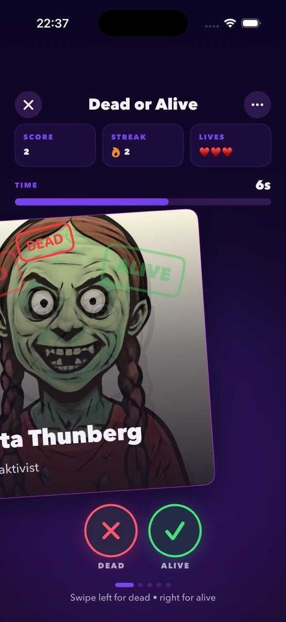 Greta Thunberg dead reveal screen