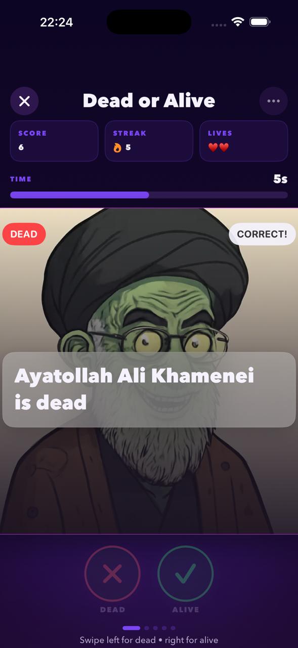 Reveal showing Ayatollah Ali Khamenei is dead